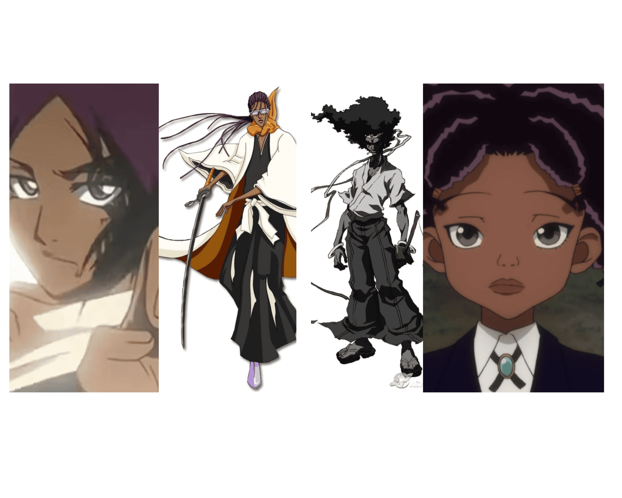 black anime characters
