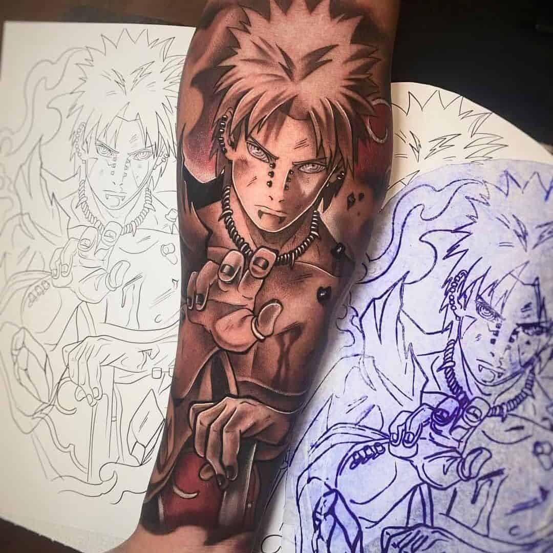 anime tattoos